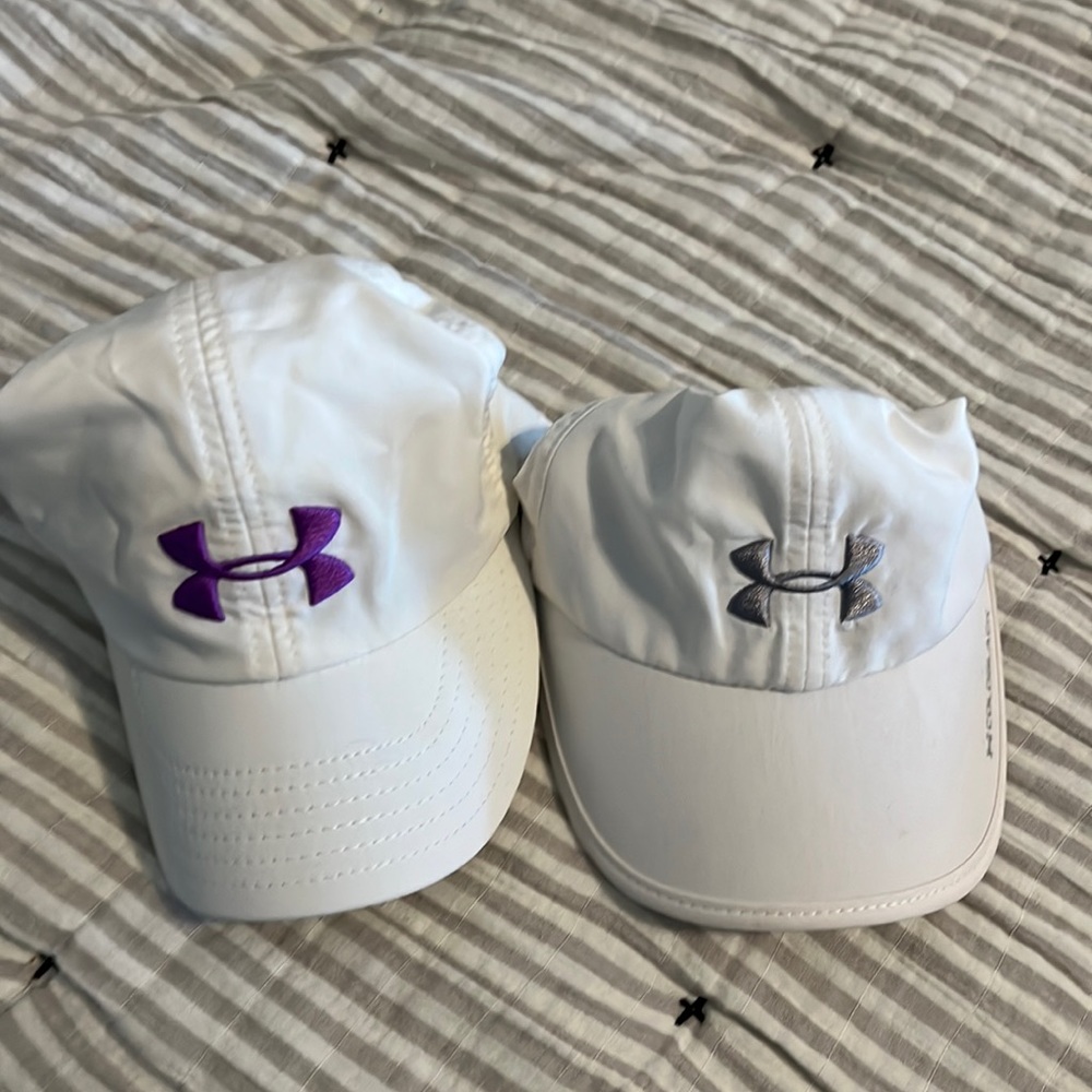 Lot of 2. #underaemour hats. Coldblack